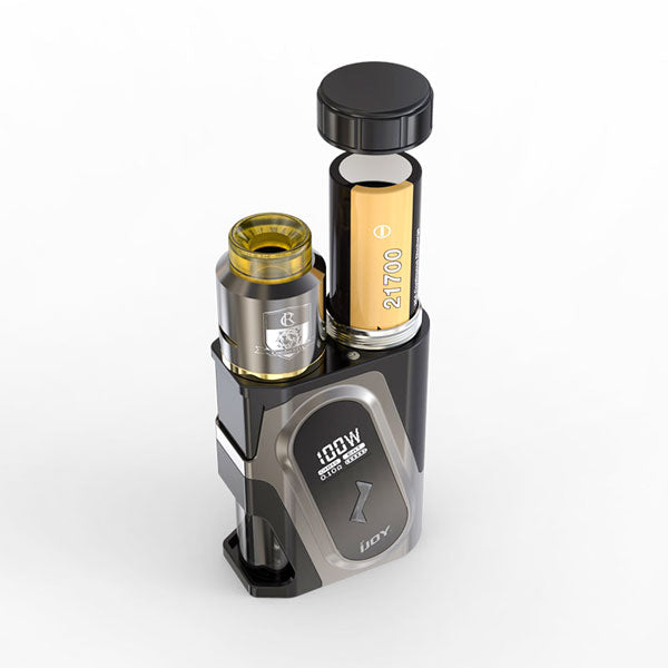 100W_21700_20700_TC_with_COMBO_RDA_Kit_Gun_Metal 2