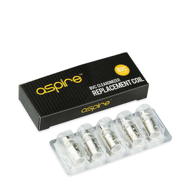 Aspire BVC Replacement Coil for Spryte/K1/K2/ET/CE5 (5-Pack) - ALIVAPE Aspire BVC Replacement Coil for Spryte/K1/K2/ET/CE5 (5-Pack) - ALIVAPE