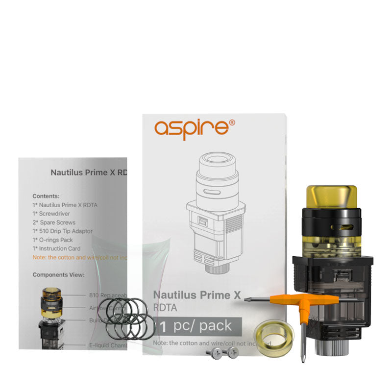 Aspire Nautilus Prime X RDTA Pod Package