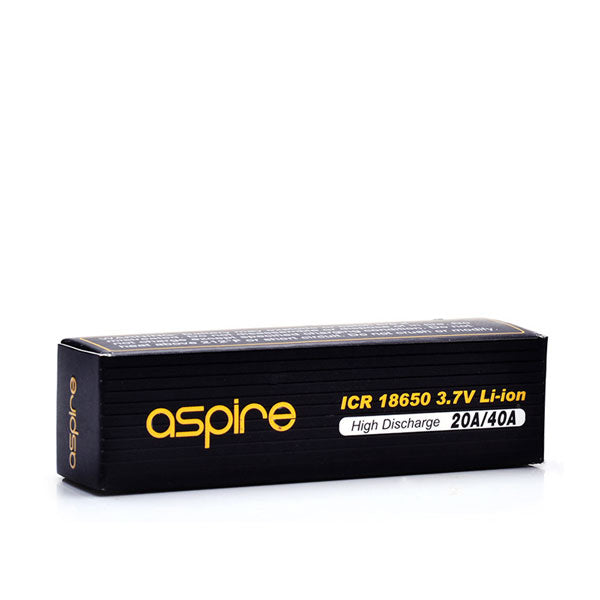 Aspire ICR 18650 Rechargeable Li-ion Battery 20A 2600mAh - ALIVAPE Aspire ICR 18650 Rechargeable Li-ion Battery 20A 2600mAh - ALIVAPE