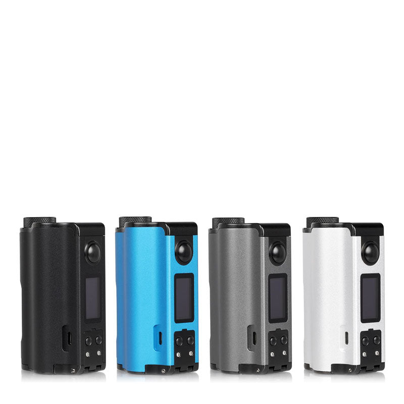 DOVPO Topside Dual Squonk Mod Black Blue Gunmetal Silver