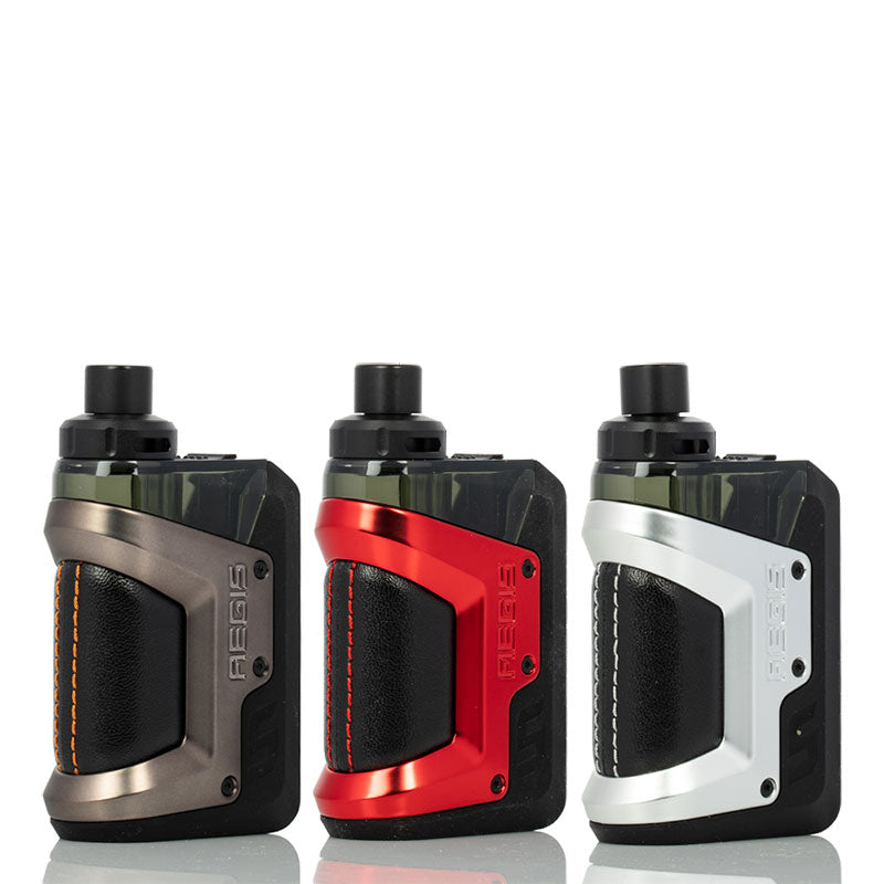 GeekVape Aegis Hero Pod Mod Kit Gunmetal Red Silver