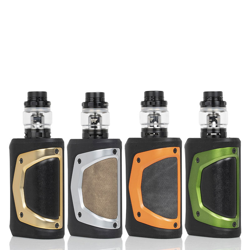 GeekVape Aegis X Kit Cerberus Tank Gold Silver Orange Green