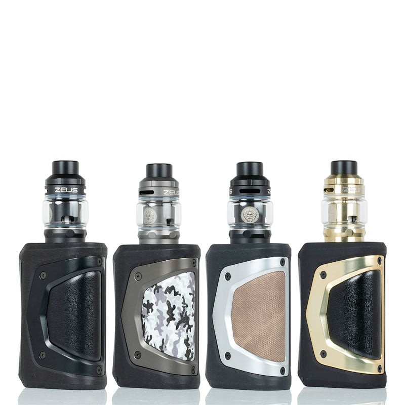 GeekVape Aegis X Zeus Tank Kit Black Gunmetal Silver Gold