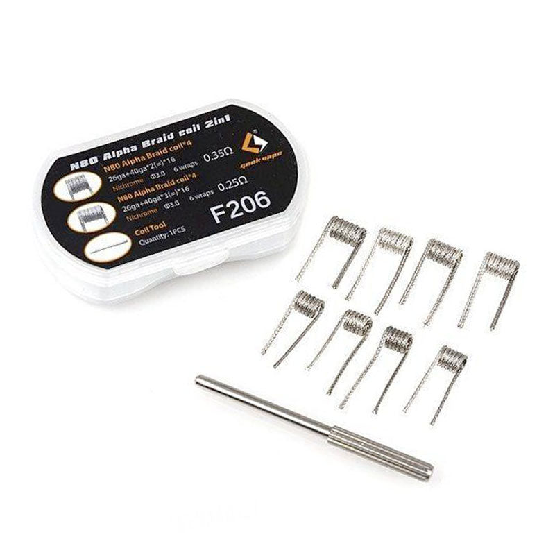 GeekVape Alpha Braid Coils 8pcs - ALIVAPE GeekVape Alpha Braid Coils 8pcs - ALIVAPE
