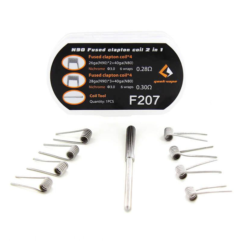 GeekVape Fused Clapton Coils 8pcs - ALIVAPE GeekVape Fused Clapton Coils 8pcs - ALIVAPE