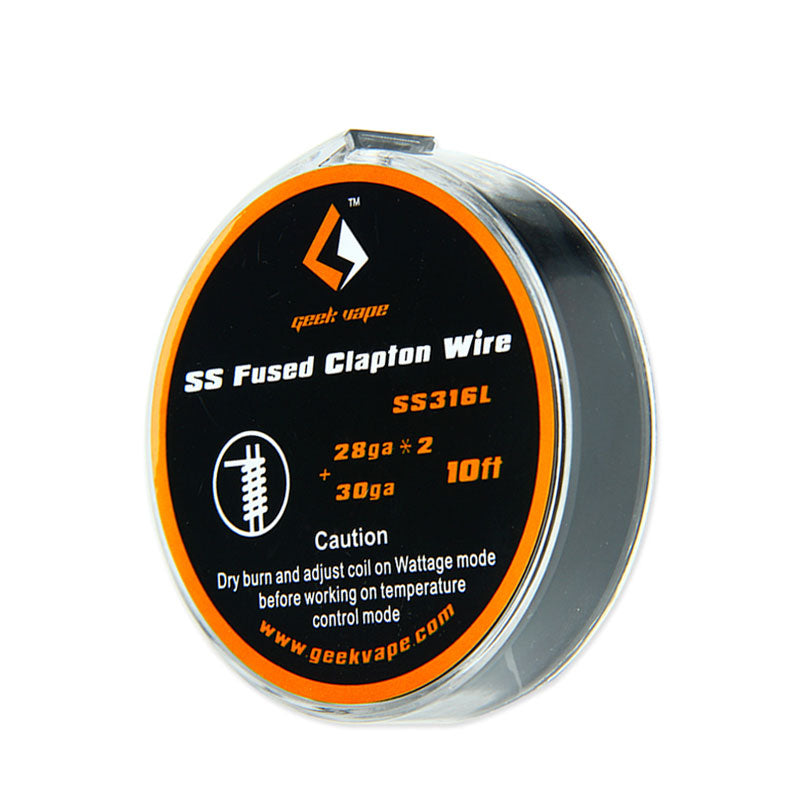 GeekVape SS Fused Clapton Wire 28GA 30GA