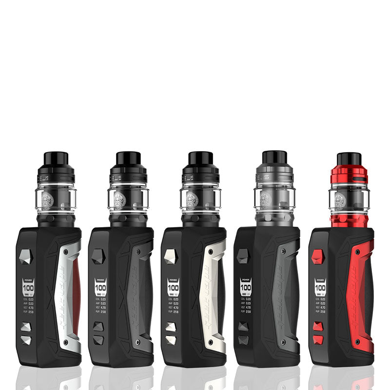 GeekVapeAegisMax100WKitBlackGreyRedWhite