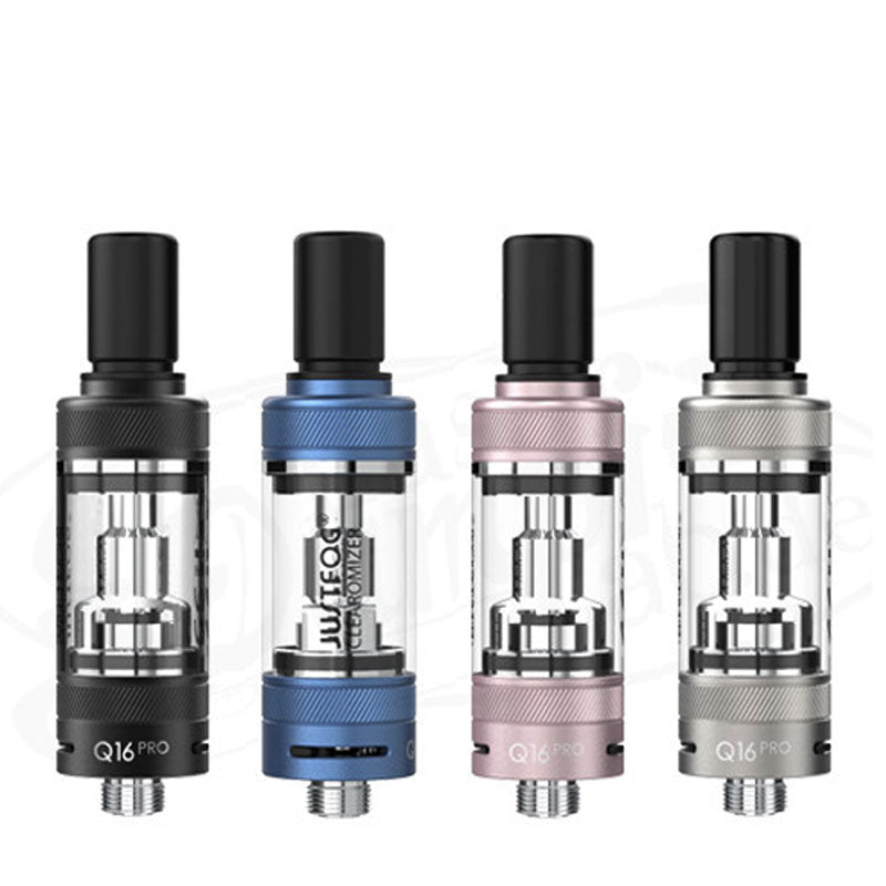 JUSTFOG Q16 Pro Clearomizer Tank Black Blue Pink Silver