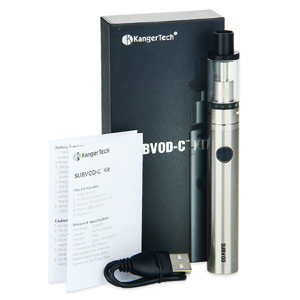 Kangertech SUBVOD-C Starter Kit 1300mAh - ALIVAPE Kangertech SUBVOD-C Starter Kit 1300mAh - ALIVAPE