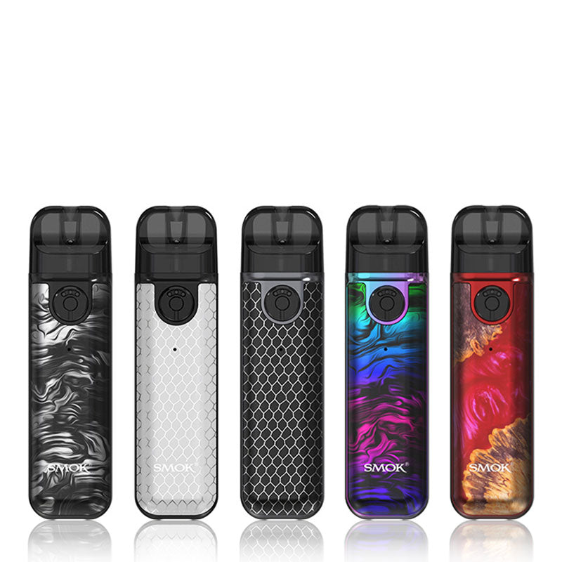 SMOK Novo 4 Mini Pod Kit Black White Rainbow Red