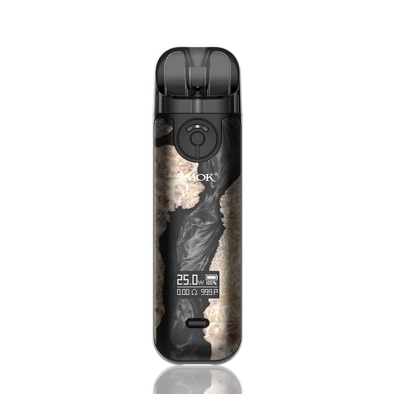 SMOK Novo 4 Pod Kit Black Stabilizing Wood