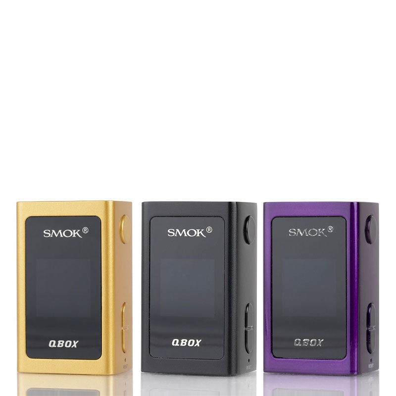 SMOK QBOX 50W Box Mod Gold Black Purple