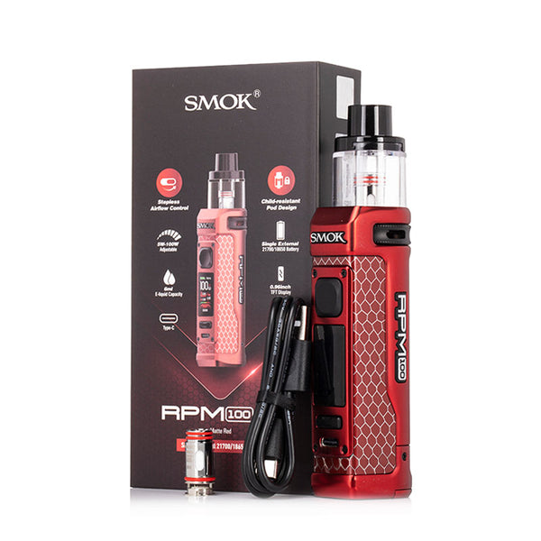 Mod Smok Rpm 100 SMOK RPM 100 Pod Kit - ALIVAPE