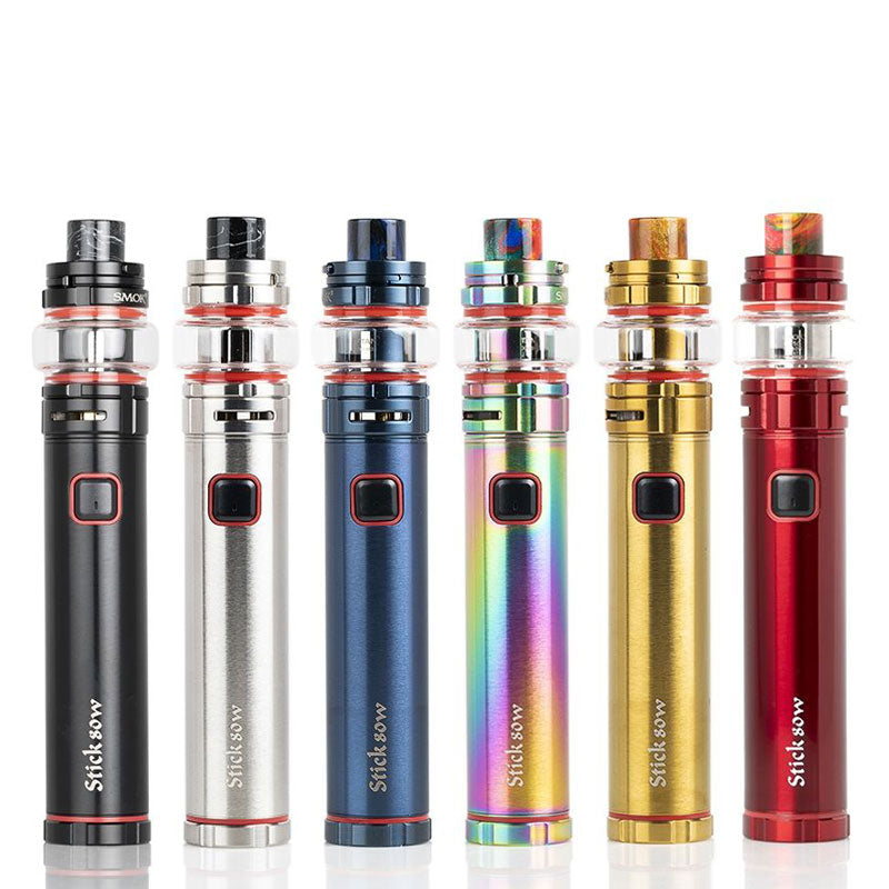 SMOK Stick 80W Kit Black Stainless Blue Rainbow Gold Red