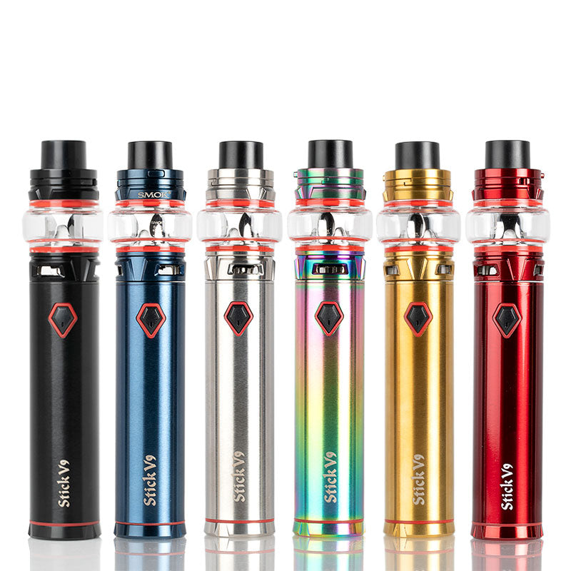 SMOK Stick V9 Kit Black Blue Stainless Rainbow Gold Red