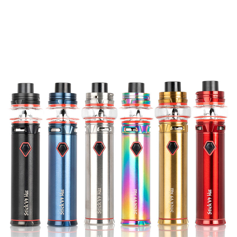 SMOK Stick V9 Max Kit Black Blue Stainless Rainbow Gold Red