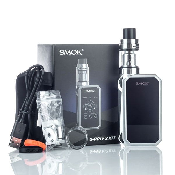 SMOK_G Priv_2_230W_Mod_with_TFV8_X Baby_Kit_Silver 14