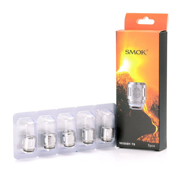 SMOK_TFV8_Baby T8_Octuple_Core_Replacement_Coil_5pcs 5