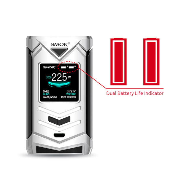 SMOK_Veneno_225W_TC_Box_Mod_Battery_Life