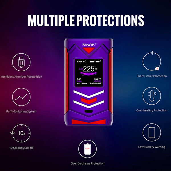 SMOK_Veneno_225W_TC_Box_Mod_Protections