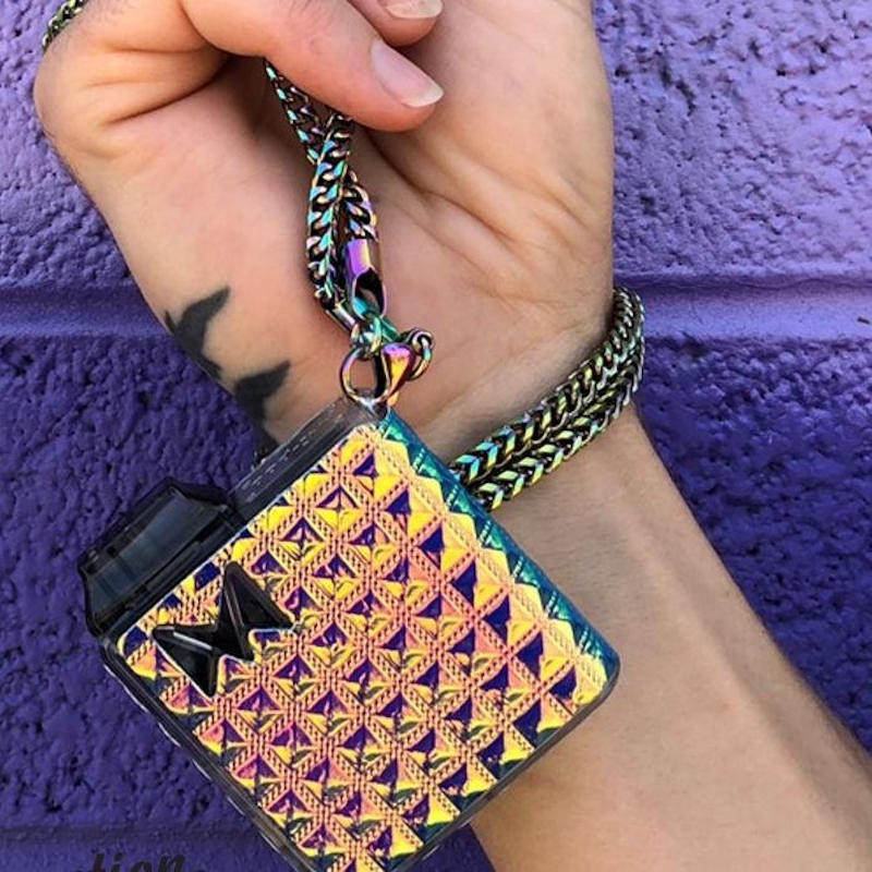 Smoking_Vapor_Mi Pod_Chain_Necklace_Rainbow