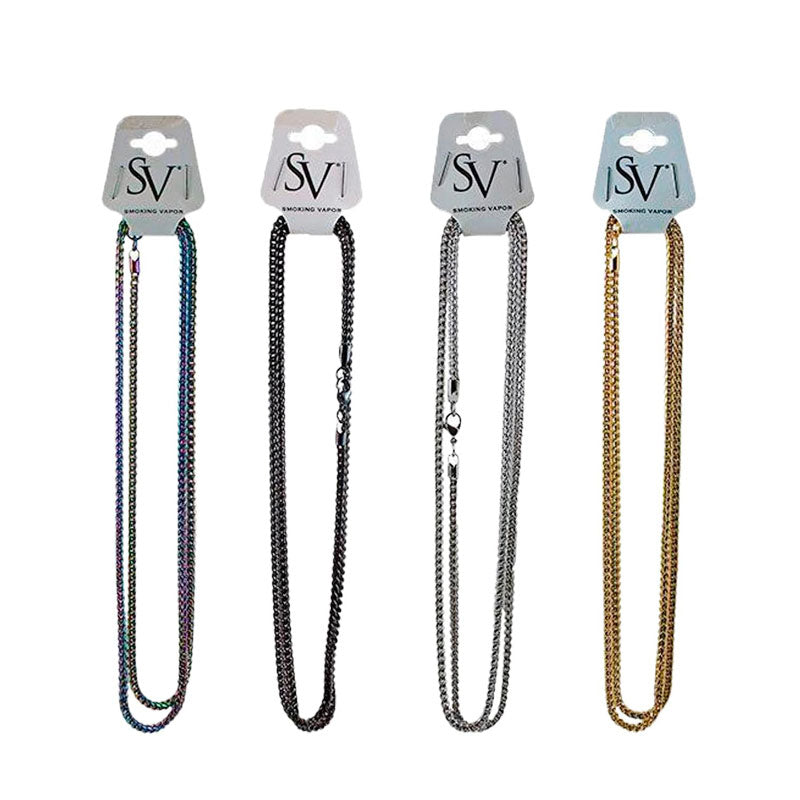 Smoking_Vapor_Mi Pod_Chain_Necklace_Rainbow_Black_Silver_Gold