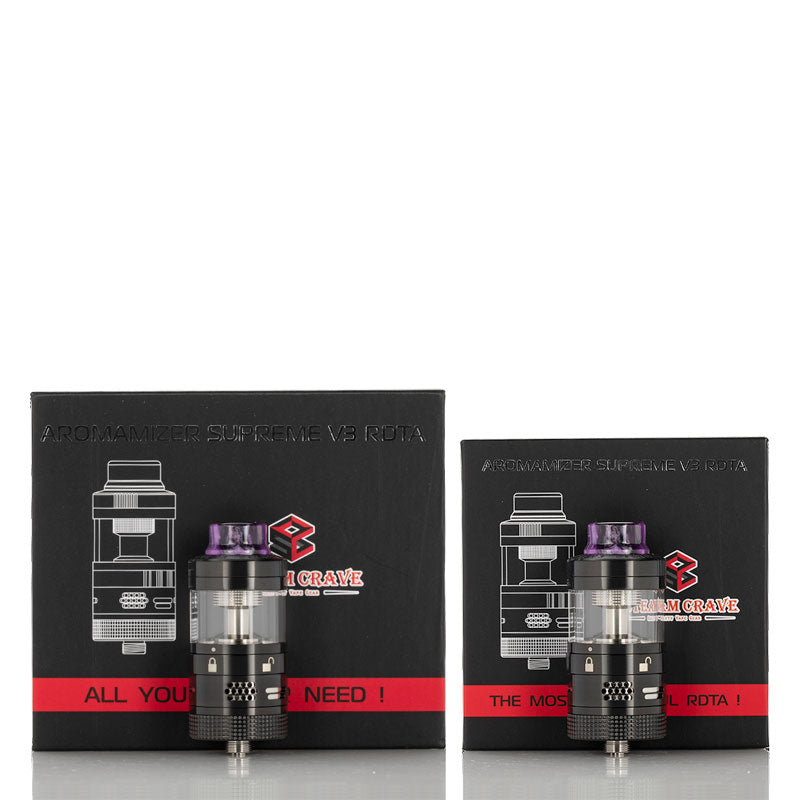 Steam Crave Aromamizer Supreme V3 RDTA Black