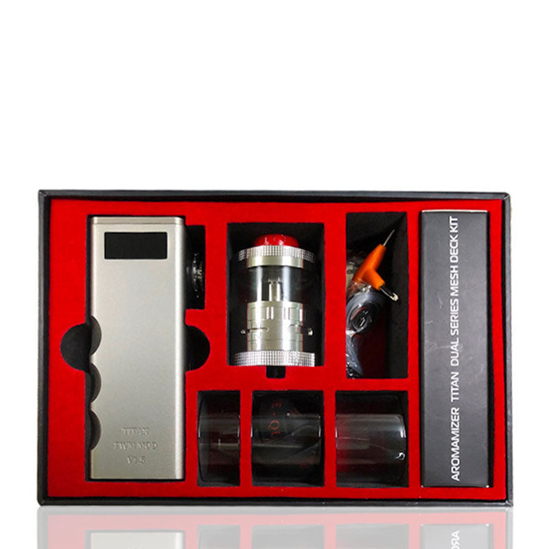 Steam Crave Titan Mod with RDTA Kit Advanced Combo - ALIVAPE Steam Crave Titan Mod with RDTA Kit Advanced Combo - ALIVAPE