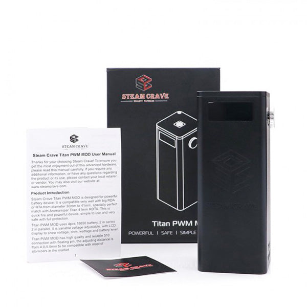 Steam Crave Titan PWM Mod - ALIVAPE Steam Crave Titan PWM Mod - ALIVAPE