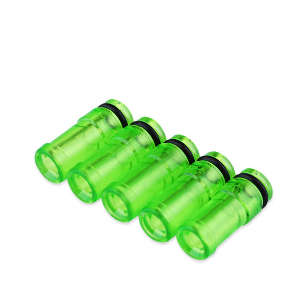 Transparent_510_Drip_Tip_Replacement_5pcs_Green