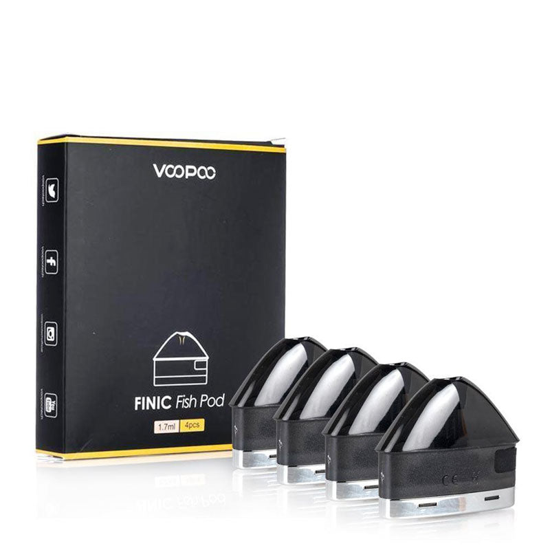 VOOPOO Finic Fish Replacement Pod 4pcs - ALIVAPE VOOPOO Finic Fish Replacement Pod 4pcs - ALIVAPE