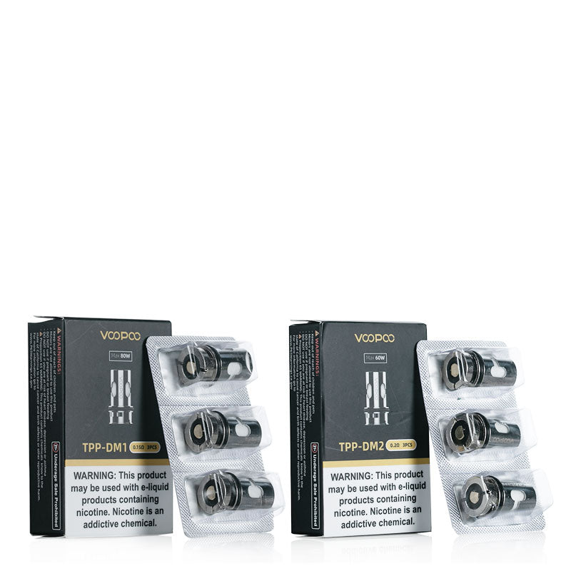 voopoo tpp replacement pod VOOPOO TPP Replacement Coils (3-Pack)