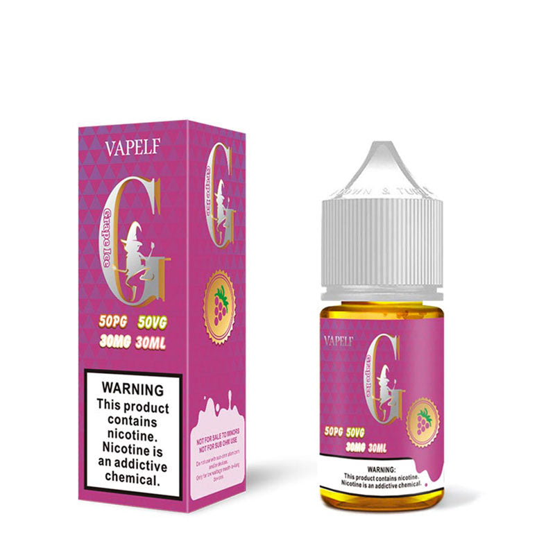 Grape Ice Nic Salt E-Liquid - Vapelf - 30ml