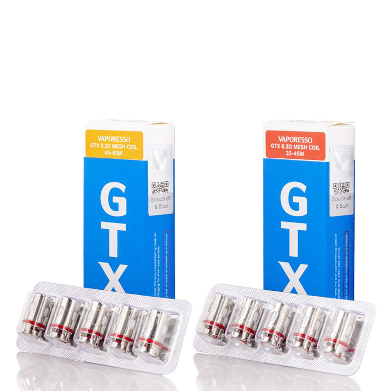 Vaporesso GTX Replacement Coils for LUXE / GEN / Target Series - ALIVAPE Vaporesso GTX Replacement Coils for LUXE / GEN / Target Series - ALIVAPE