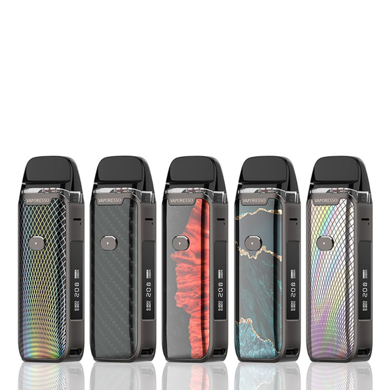 Vaporesso Luxe PM40 Pod Kit Black Carbon Lava Jade Silver