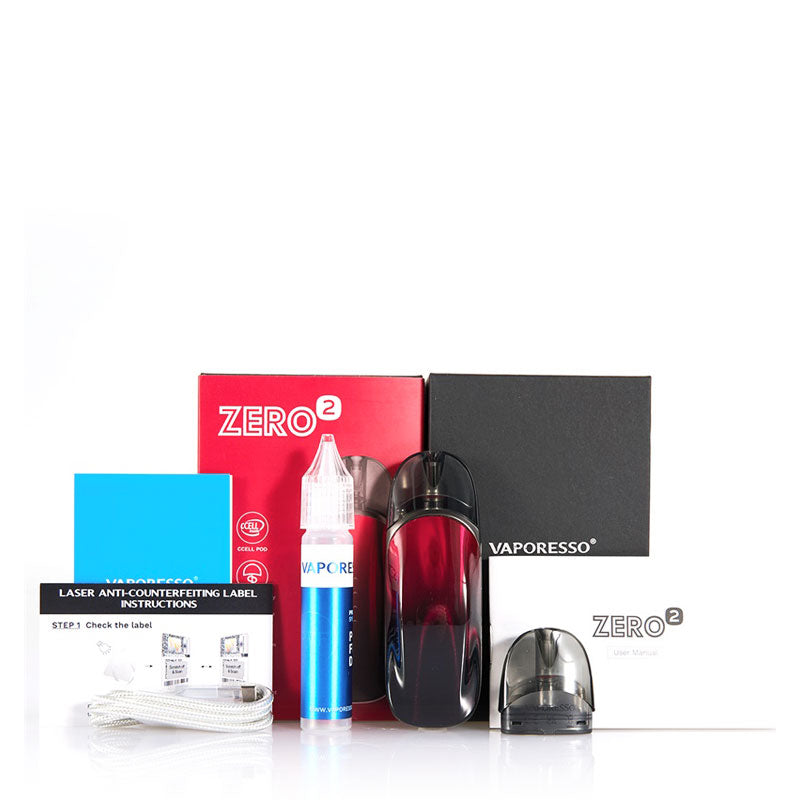 Vaporesso Zero 2 Pod Kit Package