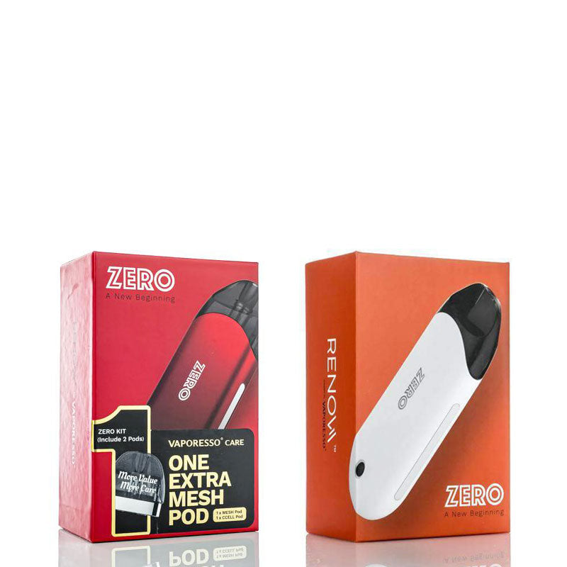 Vaporesso Renova Zero Pod Kit (Mesh & CCELL Pods) - ALIVAPE Vaporesso Renova Zero Pod Kit (Mesh & CCELL Pods) - ALIVAPE