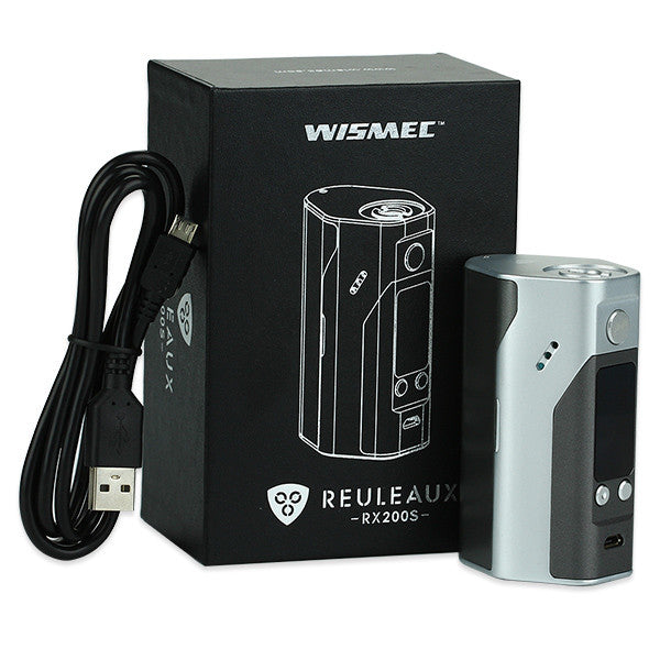 Wismec Reuleaux RX200S 200W TC Box Mod - ALIVAPE Wismec Reuleaux RX200S 200W TC Box Mod - ALIVAPE