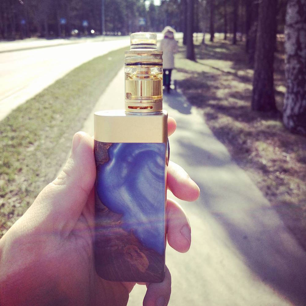 Woody Vapes S3 80W Stabilized Wood TC Box Mod - ALIVAPE Woody Vapes S3 80W Stabilized Wood TC Box Mod - ALIVAPE