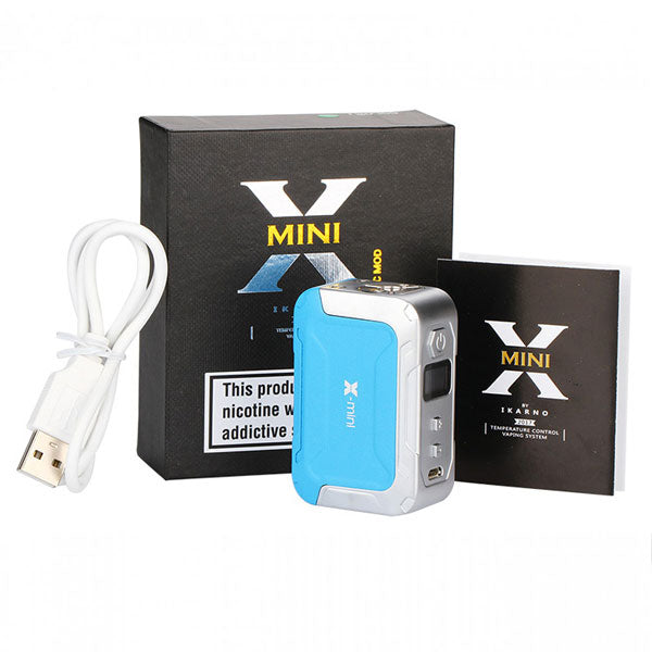 iKarno_X MINI_50W_TC_Box_Mod_1500mAh_Blue 6_d466339c f789 49ee aedf b10c982e09e1